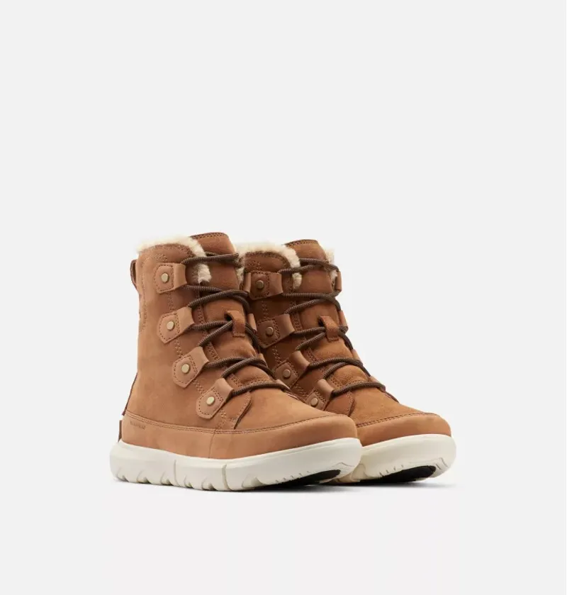 Sorel Womens Sorel Explore II Joan Snow Boot Velvet Tan Fawn-1